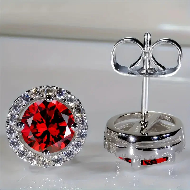 Lucia | Rosavelle White Gold Earrings