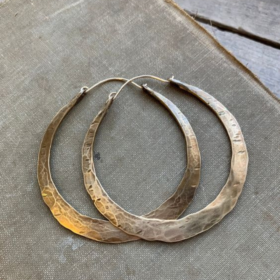 Adorn | Antique Gold Loop Earrings