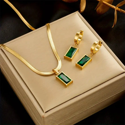 Lunara™ | Gold Jewelry Set