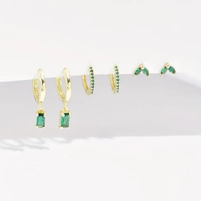 Fiorenza | Viridelle Gold Earrings Set