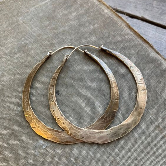Adorn | Antique Gold Loop Earrings