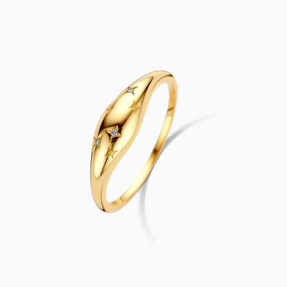 Dome™ | Gold Diamond Ring