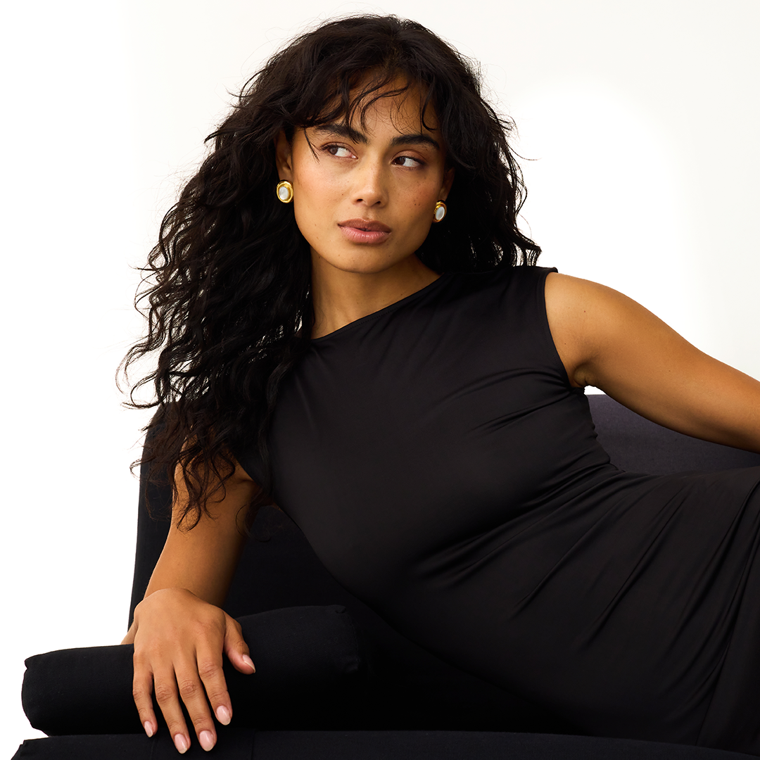 Giselle | Pearl Gold Earrings