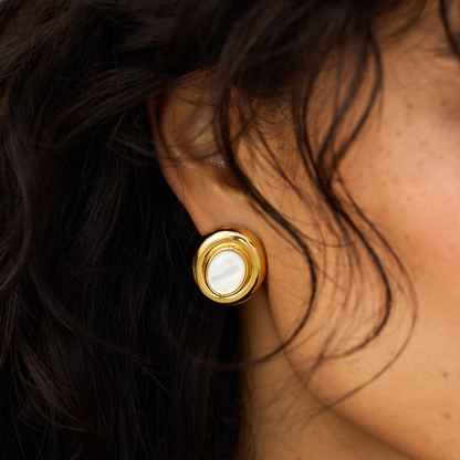Giselle | Pearl Gold Earrings