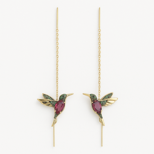Kolibra™ | Hummingbird Zirconia Earrings