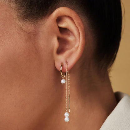 Karel | Delia Crest Gold Earrings