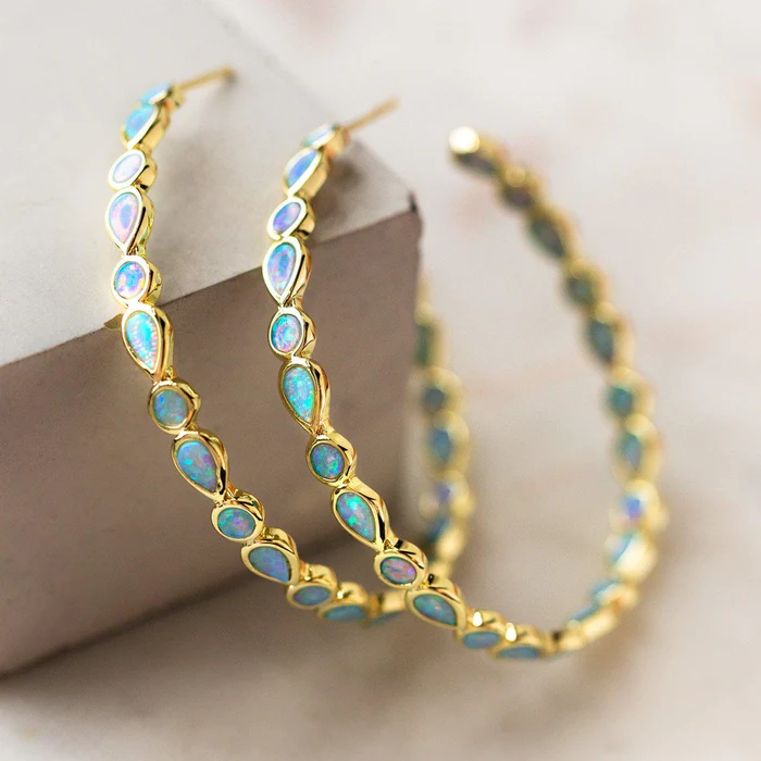 Celeste™ | Elegant Gold Circle Earrings